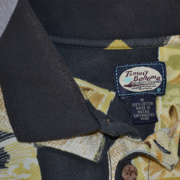 TOMMY BAHAMA HAWAIIAN FLOWER & ISLAND POLO - Picture 5 of 8